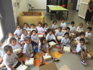  أطفال روضة الشواطئ في زيارة لمركز الشباب بمدينة يافا