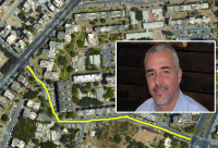 البلدية تبدأ أعمال تحسين وترميم في محيط شارع سهارون بمدينة يافا 