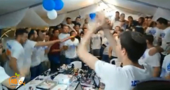 شاهد: الجماعات الاستيطانية بيافا تحتفل بجمعها 1.8 مليون شيقل ضمن حملة تبرعات لتهويد المدينة