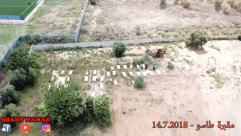  شاهد: تصوير جوي مميز لمقبرة طاسو بيافا خلال حملة التنظيف الشهرية 