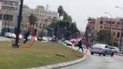 يافا: صورة توثق عملية فرار المشتبهين بحادثة مقتل الشاب ثائر لالا