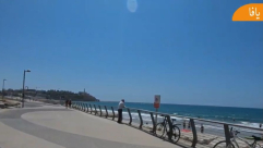  شاهد: جولة من دقيقة على شاطئ بحر مدينة يافا ومينائها 