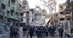 فيديو: قصف عنيف للنظام على اليرموك تزامنا مع هجوم داعش