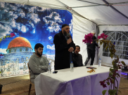 بالصور: خيمة الهدى تنظّم أمسية دعويّة في ضيافة عائلة "أبو حصيرة" بيافا