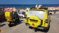   غرق شخص على شاطئ البحر جنوب حي الجبلية بيافا 