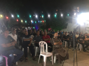 بعد توقفها خلال شهر رمضان.. خيمة الهدى تستأنف أمسياتها الدعوية في مدينة بيافا (صور)