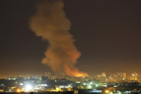 الطيران الاسرائيلي يقصف موقعا لحماس في خانيونس