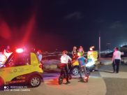  انتشال شابين غرقا على شاطئ البحر شمال مدينة يافا وحالتهما طفيفة