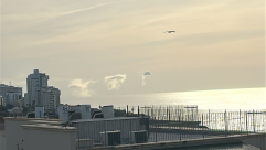 سماع أصوات انفجارات في سماء يافا والمنطقة بسبب تدريبات للجيش الاسرائيلي