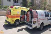 الرملة: اصابة متوسطة لعامل اثر سقوط جسم ثقيل عليه 