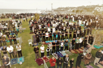  فيديو: صلاة عيد الفطر في متنزه العجمي .. تعالوا لنكرر المشهد غداً 