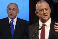 تصريحات نارية بين نتنياهو وغانتس والأخير يصف رئيس الوزراء "بالجبن والخنوع"