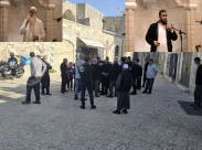 اللد:  اعتقال الشيخين عدلي الكردي والزبارقة بدعوى الازعاج المنبعث من مسجد العمري