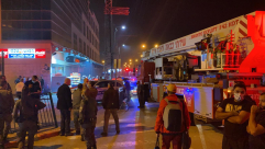 حريق كبير داخل احدى الشقق السكنية في الرملة