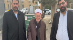 الإفراج عن خطيب الأقصى الشيخ عكرمة صبري بعد التحقيق معه في سجن المسكوبية