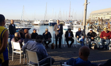 يافا: قرار من المحكمة بتعيين وساطة بين الصيادين وادارة الميناء لحلحة القضية 
