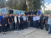 وفد طلابي من مدارس يافا الثانوية يُقدّم واجب العزاء لعائلة الطالب محمد مرازقة في عرعرة