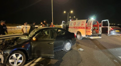 مصرع شخص في حادث طرق على شارع 6 قرب مفرق بيت كاما