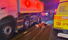 مصرع عامل عربي من بيسان دهساً على شارع 6