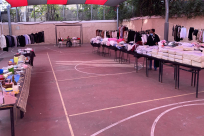 يافا: انطلاق البازار الخيري للملابس في ساحة النادي الإسلامي 