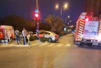 8 إصابات طفيفة في حادث طرق شرق يافا