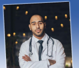 مبروك - الطبيب خالد أبو رمضان من يافا يجتاز امتحان الدولة 