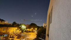  صفارات الانذار وأصوات انفجارات تُسمع في سماء يافا والمنطقة