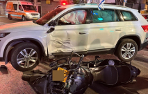 الرملة: إصابة شخصين بحادث طرق بين مركبة ودراجة نارية