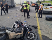 إصابة خطرة لراكب دراجة نارية على شارع 40 قرب الرملة