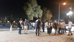 بالصور: المئات من طلبة المعاهد الدينية والمستوطنين ينظمون جولات ومسيرات بيافا