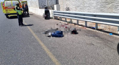 إصابة خطيرة لسائق دراجة نارية جراء حادث مروّع على شارع 20