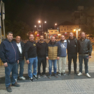 الهيئة الاسلامية ترافق الشاب ادم خيمل في محطة الشرطة حتى اطلاق سراحه