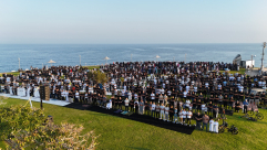 تصوير جوي لصلاة عيد الأضحى المبارك في متنزه العجمي بيافا