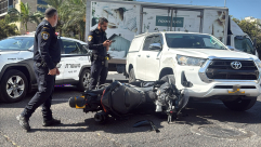 إصابة راكب دراجة نارية بحادث طرق في يافا