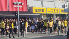 يافا : أعمال شغب وتخريب من مشجعي بيتار القدس عشية  مباراة الفريق في ملعب بلومفيلد