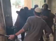 فيديو: لحظة محاولة مستوطن ادخال "قربان" إلى  المسجد الأقصى