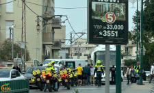 يافا: حادث طرق متسلسل بين 5 مركبات في شارع ييفت