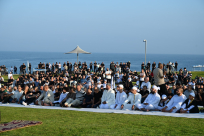 "غزة التي في القلب" حاضرة في صلاة عيد الأضحى في يافا