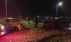 مصرع شاب وإصابة 4 آخرين بينهم أطفال في حادث طرق جنوب كفر قاسم