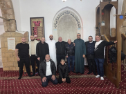 صلاة عيد الفطر في مسجد حسن بك بمدينة يافا