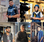 استشهاد 5 صحافيين بقصف إسرائيلي لمركبة بالنصيرات