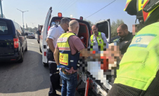 اللد: إصابة خطرة لرجل اثر تعرضه لحادث دهس 