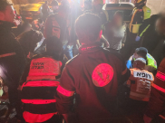 الرملة : 12 اصابة جراء حريق في مبني سكني 