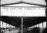 فيديو نادر من عام 1939 يوثّق حركة القطارات في محطة اللد التاريخية