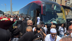عودة حجاج مدينة يافا الى ديارهم بسلام