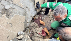 المنخفض يضرب قطاع غزة: 11 ضحية نتيجة انهيارات والبرد القارس