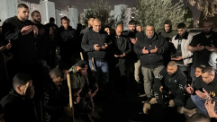 الرملة تشيّع جثمان الشهيد مؤمن أبو رياش