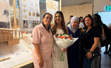 يافا: تهنئة لأسيل بخاري بمناسبة تخرجها وحصولها على اللقب الأول في التصميم الداخلي 
