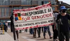 اقتحام مقر مايكروسوفت بواشنطن احتجاجا على تعاونها مع الجيش الإسرائيلي