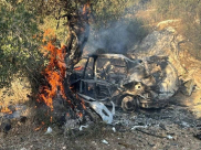 اغتيال 3 فلسطينيين بغارة جوية قرب جنين